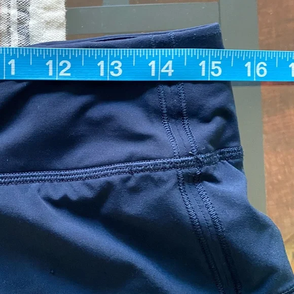 Lululemon True Navy Blue Pace Rival Mid Rise Skirt Skort 8 - Picture 11 of 15